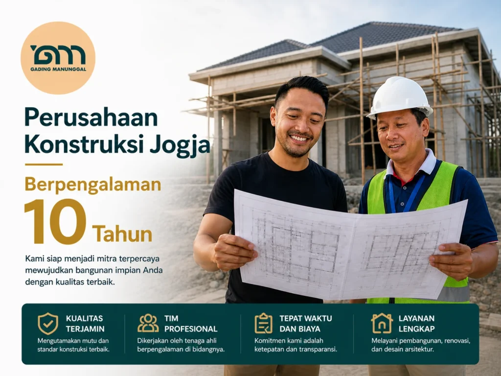 Perusahaan Konstruksi Jogja: Panduan Lengkap dari Memilih Kontraktor hingga Serah Terima Proyek